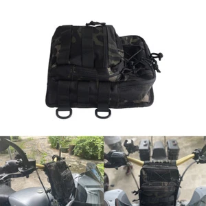 Club Style Handlebar Bag T-Bar Bag For Harley Softail FXST Sportster XL 1200 883 - Picture 1 of 9