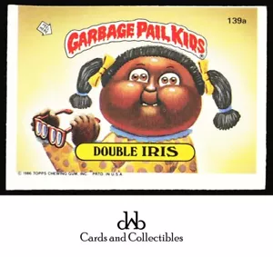 Topps Garbage Pail Kids Series 4 #139a 1986 doble iris muy bueno - Imagen 1 de 2