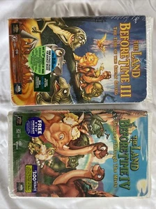 The Land Before Time 3 And 4 VHS - Picture 1 of 5