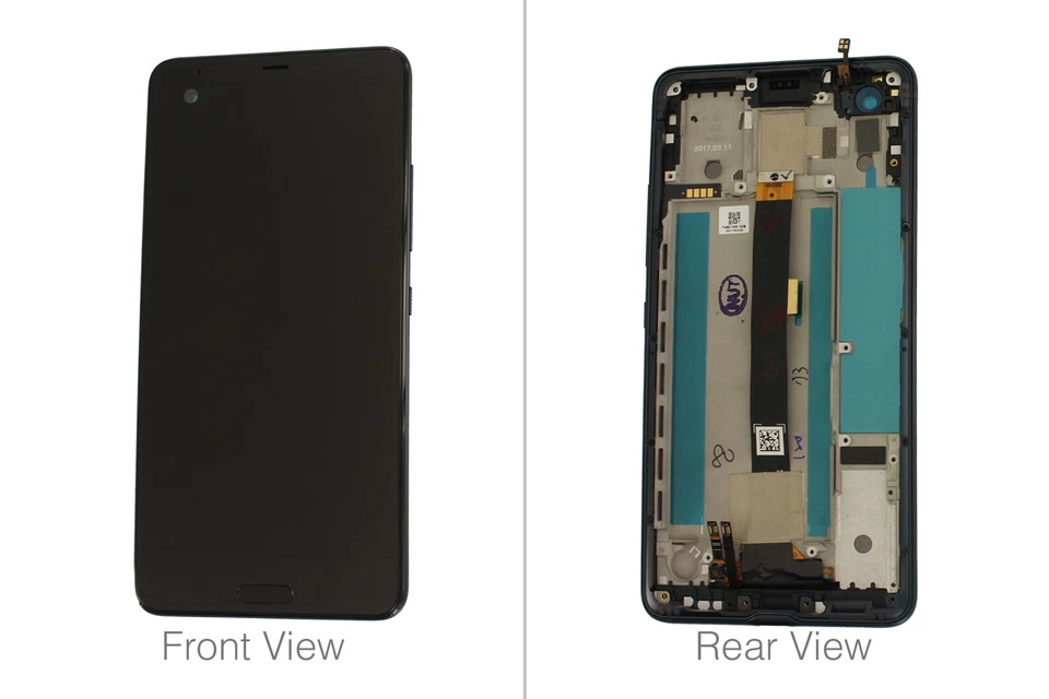 Genuine HTC U Ultra Black LCD Screen & Digitizer - 80H02094-07 - Image 1 of 1
