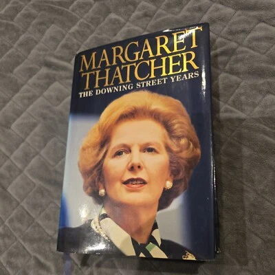 Margaret Thatcher Autograph- Downing Street Years- Signed Hardback Book -Beckett - Image 1 of 3