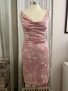 Guess Collection Vintage Pink Silk Dress SP Made in USA 🇺🇸 - Picture 1 of 20