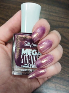 Sally Hansen Mega Strength Holographic Nail Polish Color 052 Small But Mighty - Picture 1 of 4