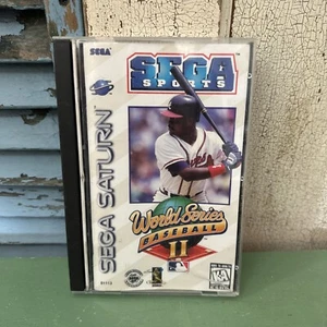 World Series Baseball - Sega Saturn Complete Box Manual - Picture 1 of 14