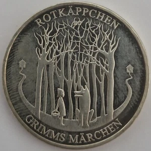 20 EURO Silbermünze + Medaille - Rotkäppchen - Grimms Märchen - Bild 1 von 4
