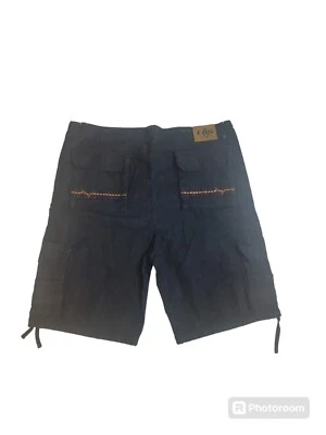 LRG Mens Streetwear Y2k Denim Cargo Shorts Embroidered Logo Size 44 - Image 1 of 4