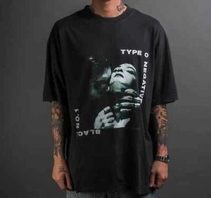 Vtg 1994 Type O Negative Black No.1 T-Shirt basic black Unisex Cotton NH343 - Picture 1 of 2