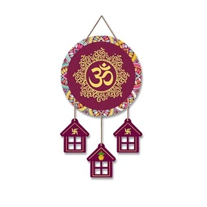 Wooden Wall Hanging Ornaments Decorative Items for Home - Picture 1 of 7