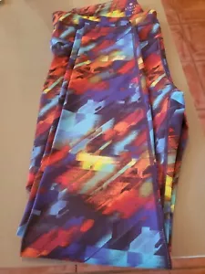 Athleta Leggings Colorburst Sonar Running Tight Rainbow Womens XLT NWOT $84 - Picture 1 of 4