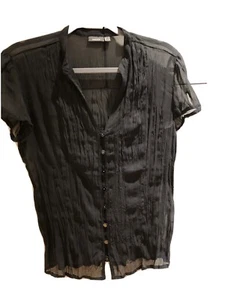 mexx womens blackb blouse US size 10 - Picture 1 of 4