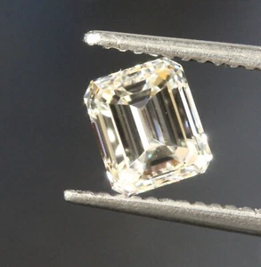 GIA certified 1.04ct VS1 G loose emerald cut fancy natural diamond - Picture 1 of 10