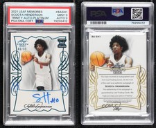 2021 Leaf Memories Platinum /99 Scoot Henderson Scoota #BA-SH1 PSA 9 MINT Auto