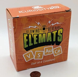 Glowing Beverage Elemats Coasters - VSauce Curiousity Box.Exclusive - Picture 1 of 6