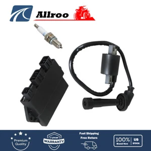Ignition Coil Spark Plug CDI For Yamaha Grizzly 660 YFM660 5KM-85540-00-00 02-03 - Picture 1 of 10