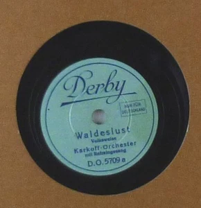 8 " Shellack - Karkoff Orchestra - Waldeslust/IN Rose Garden - A356 - Picture 1 of 1