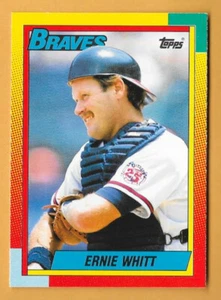 ERNIE WHITT ATLANTA BRAVES #128T - TOPPS TRADED NM-MT 1990 - Picture 1 of 2