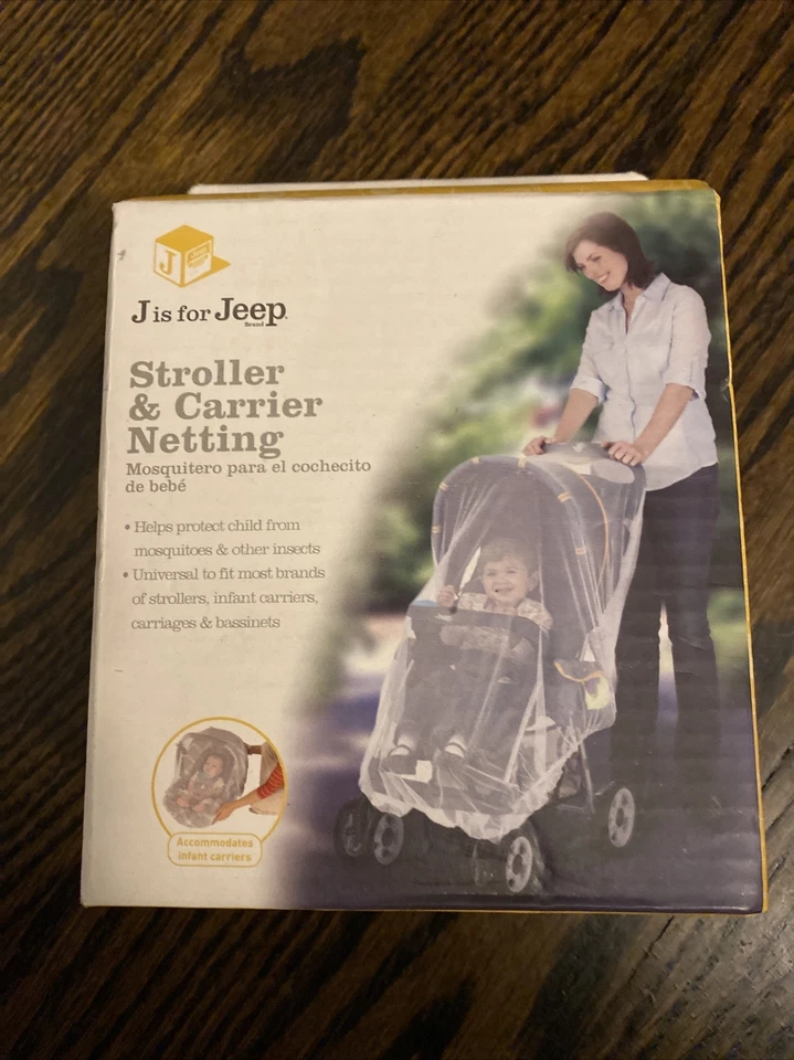 Jeep Stroller Carrier Netting car seat bassinets Mosquito Bite Repellent Sealed - Image 1 of 1