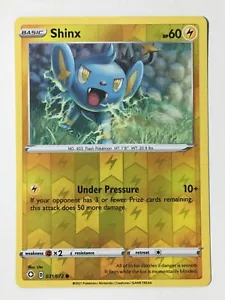 Shinx 031/072 Reverse Holo Common Shining Fates Pokemon Pack Fresh - Picture 1 of 8