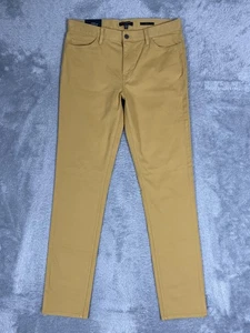 Banana Republic Traveler Pants Mens 34x36 Ochre Yellow Slim Fit Mid Rise Stretch - Picture 1 of 15