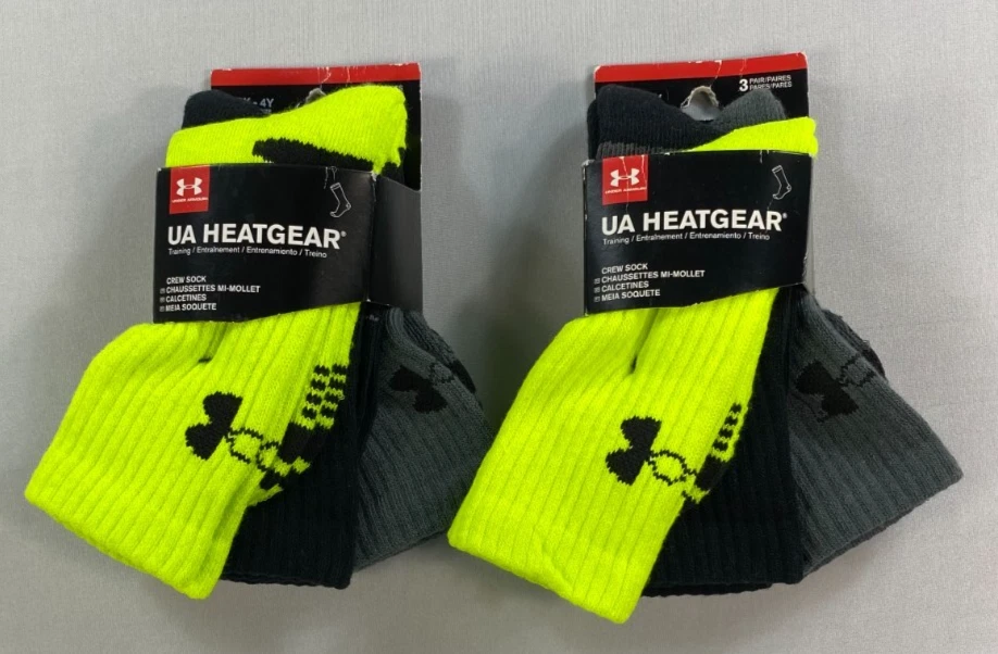 Мальчика под Armour UA обучение экипажа носки молодежи 13,5K - 4Y вы получите оба пакета - Изображение 1 из 2