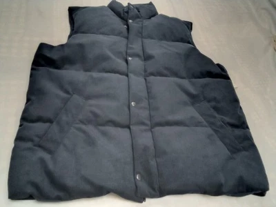 Colete Masculino Old Navy Extra Grande Veludo Alto Azul Marinho Zíper Botão Gola Baú 52 NOVO - Imagem 1 de 4