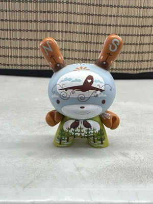 Kidrobot Dunny 2009 Series - Migrator - por Amy Ruppel @mi figura de vinilo de 3 pulgadas	 Foto 1 de 4
