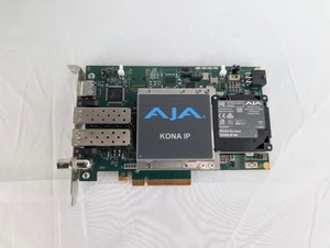 AJA KONA IP Audio/Video I/O Card, 8-Lane PCIe 2.0, Reference/LTC Input - Picture 1 of 3
