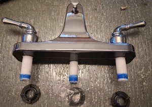 Danco Mobile Home Offset Tub & Shower Faucet Chrome 8" 10884 - Picture 1 of 5
