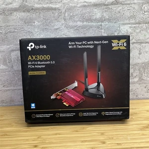 TP-Link WiFi 6 AX3000 PCIe WiFi Card (Archer TX3000E), Up to 2400Mbps, Bluetooth - Picture 1 of 3