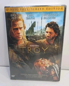 Troy (DVD, 2005, 2-Disc Set) NEW, SEALED, Eric Bana, Brad Pitt, Brendan Gleeson - Foto 1 di 6