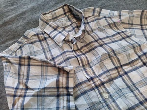 Brooks Brothers Regent Men's Irish Linen S/S Button Down Shirt Plaid Sz L - Picture 1 of 6