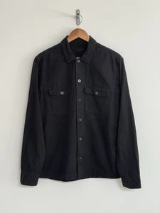 Allsaints "Spotter" sovracamicia camicia shacket nera media - Foto 1 di 11