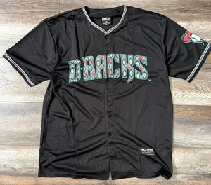 Gila River Arizona Diamondbacks Tribal Jersey Black Give Away Mens Size XL - Picture 1 of 14