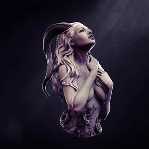 1/10 Resin Figuren Büste Modellbausatz Fee Frau ungebaut unbemalt R4759 - Bild 1 von 3