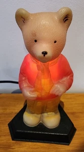 Luce notturna vintage Rupert l'orso - 23 cm - funzionante - Foto 1 di 10