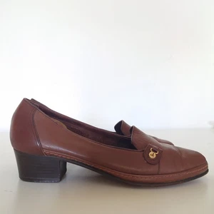 Amalfi by Rangoni Castoro Brown Leather Loafers Italy EU 37 AU 6.5 US 6.5 UK 4.5 - Bild 1 von 15