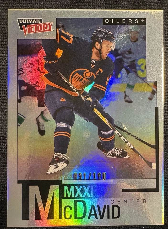2020-21 CONNOR MCDAVID Upper Deck Extended Series MMXXI Silver /100 #CM-1 - Image 1 of 2