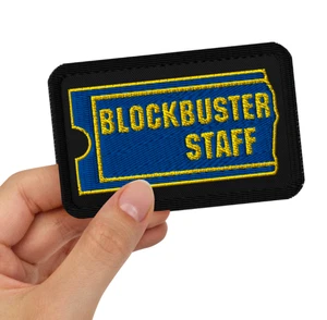 NEW Blockbuster Staff Embroidered Patch | Iron On or Sew On - Picture 1 of 3