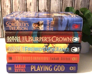 Sarah Zettel Fantasy Book Lot - A Sorcerer’s Treason, The Usurper’s Crown, - Bild 1 von 9