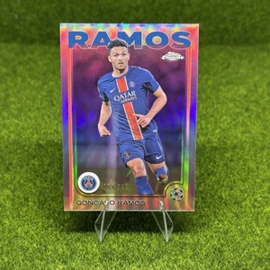 2024-25 Topps UEFA Club Competitions Goncalo Ramos Violet Prism /299 - Picture 1 of 2