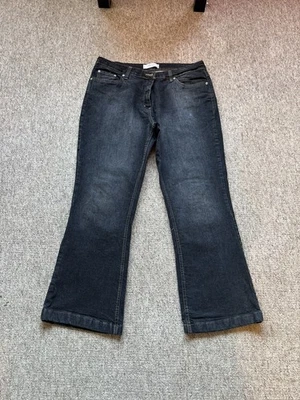 Papaya Black Bootcut Jeans with Stretch size 16   W34  L27.5 - Image 1 of 4