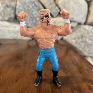 Vintage WCW WWE WWF Galoob Wrestling Action Figure 1990 Surfer Sting Blue - Picture 1 of 7