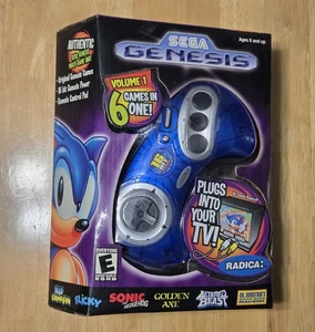 Sega Genesis Radica Plug and Play 6 Games In One Sonic The Hedgehog System New  - Picture 1 of 13