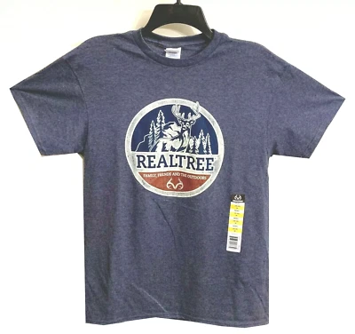 Realtree Family Friends and the Outdoors Deer Shirt Gray Size Medium 38-40 NWT - Image 1 of 2