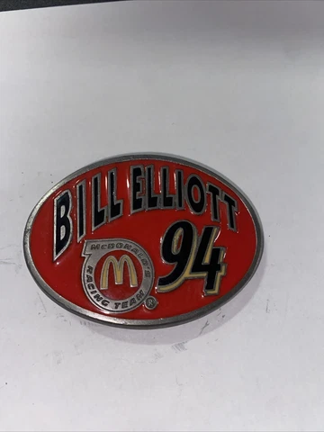 Bill Elliott #94 Belt Buckle  McDonald's Racing Team NASCAR N-66 1999 Cover