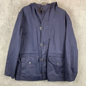 Jcrew Style A0318 Navy Blue Large Outerwear Jacket Metal Clasps - Bild 1 von 17