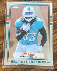 2015 Topps Chrome Football - 1989 Super Rookies #89-JA Jay Ajayi (RC) Dolphins