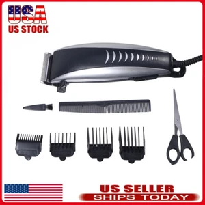 NEW Professional Hair Clippers Kit for Men Electric Hair Trimmer Barber Clippers - Picture 1 of 8