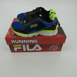 Fila Energistic Girls Running Shoes Blue Black 12 NEW - Picture 1 of 5
