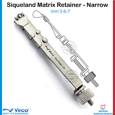 Dental Restorative Matrix Retainer Narrow Universal Band & Retainers Stainless • 3.40£